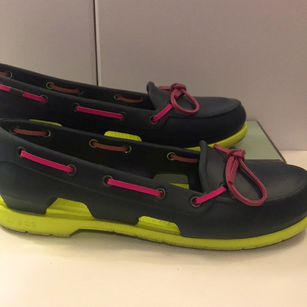 Crocs boat shoe flats